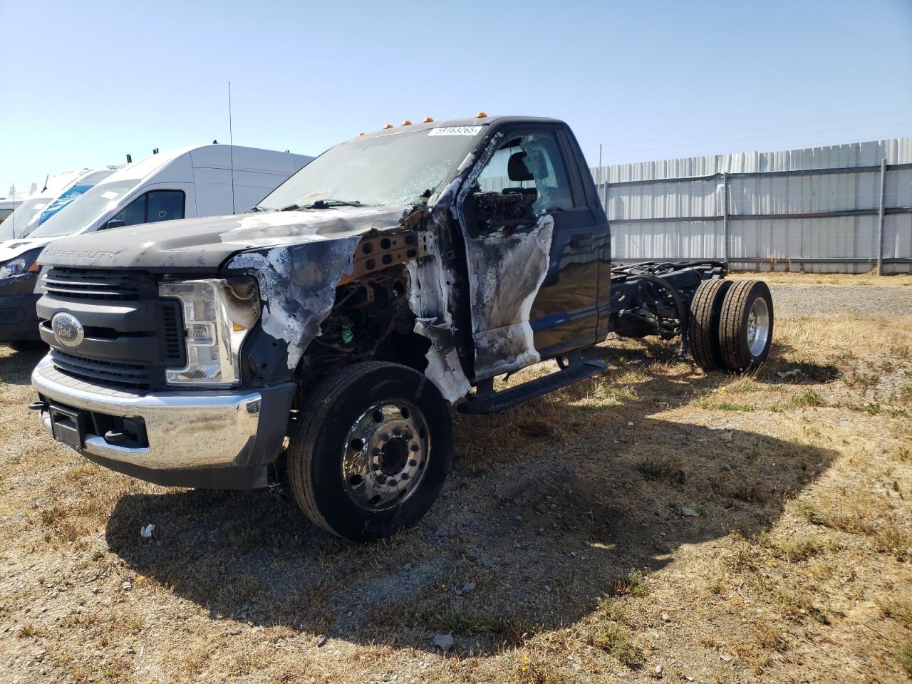 2017 Ford F-550 XL, VIN 1FDUF5GT4HEE34042 — Burn