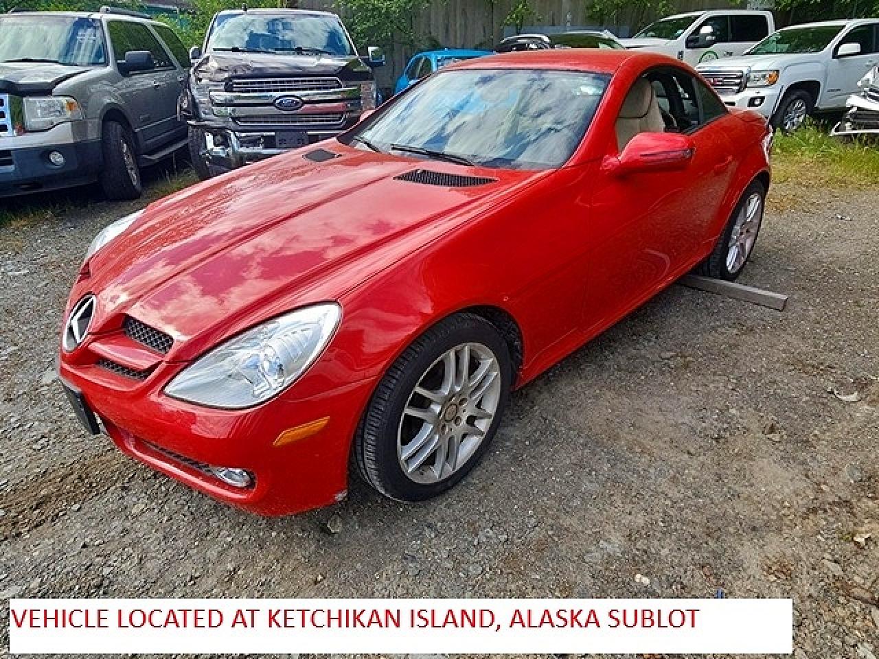 2009 Mercedes-Benz SLK 280, VIN WDBWK54F29F191574 — Minor dents and scratches