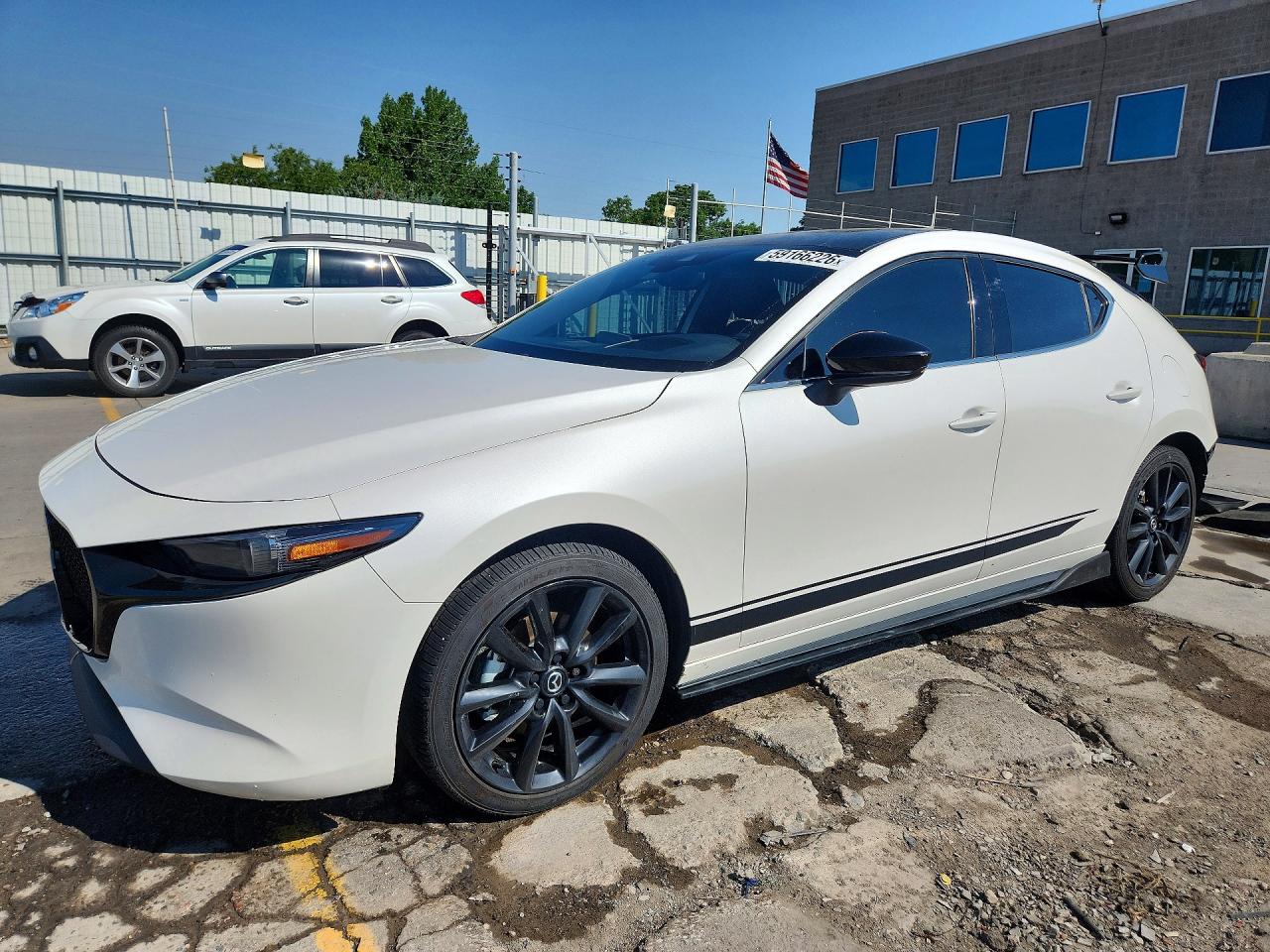 2023 Mazda 3 2.5 Turbo, VIN JM1BPBJY6P1621008 — Rear end