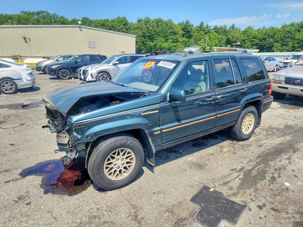1993 Jeep Grand Cherokee Limited, VIN 1J4GZ78S3PC518674 — Front end