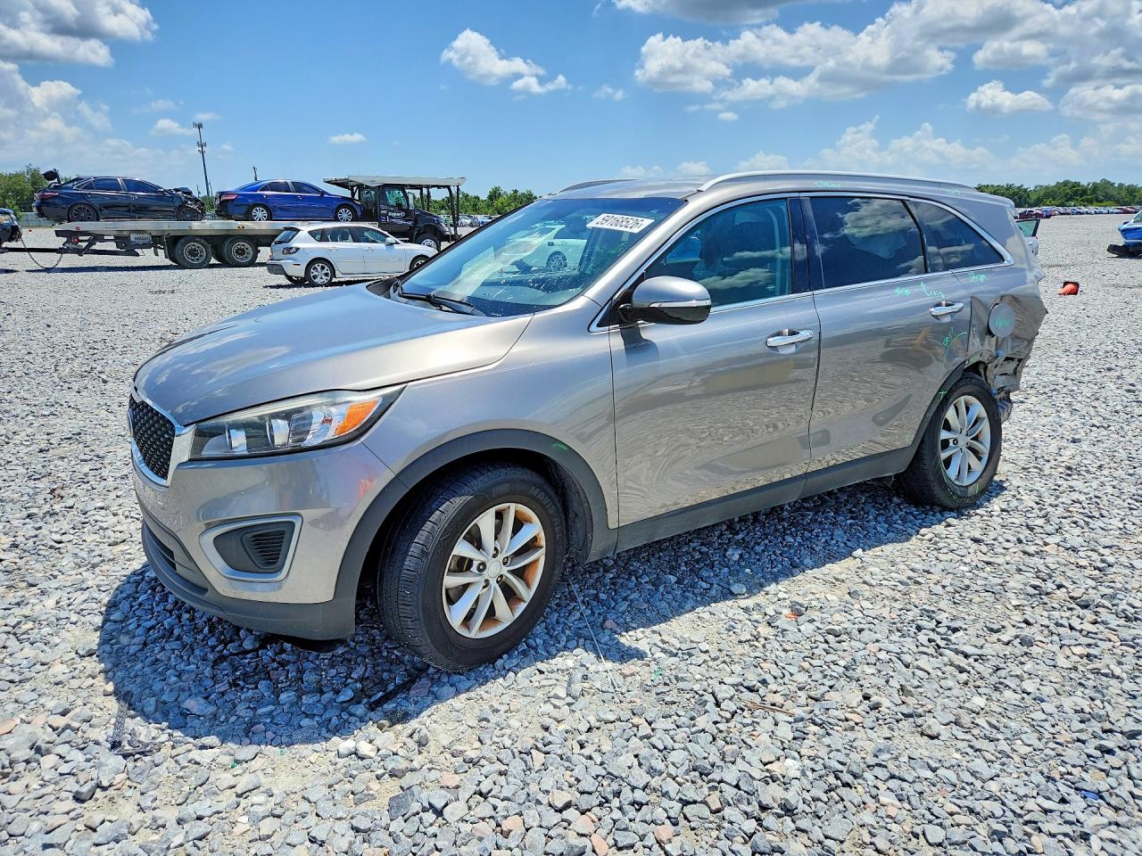 2017 Kia Sorento LX, VIN 5XYPG4A34HG298150 — Rear end