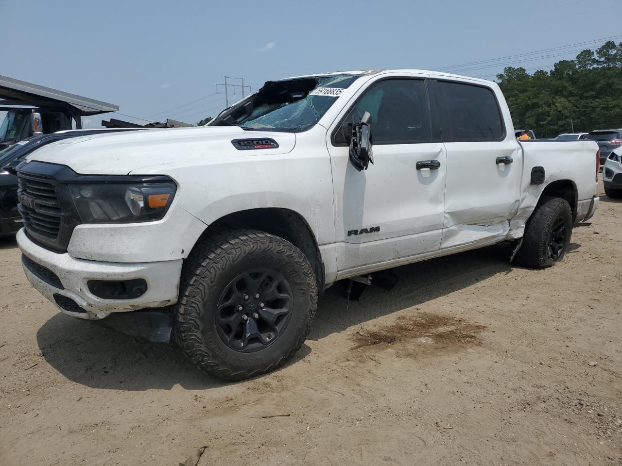 2023 Ram 1500 Big Horn, VIN 1C6SRFFMXPN514826 — Roof