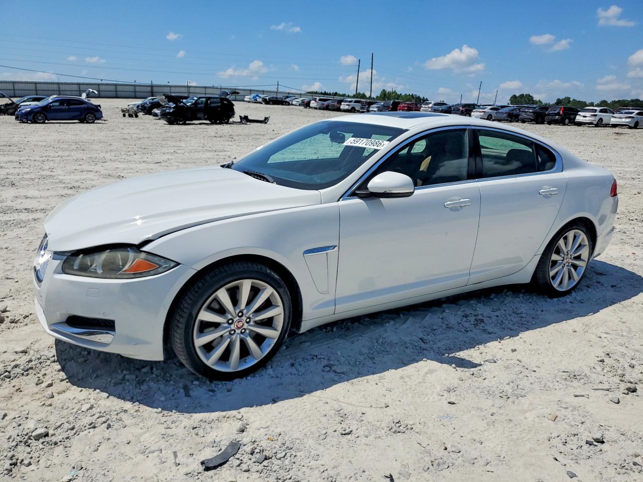 2014 Jaguar XF SC, VIN SAJWJ0EF8E8U18305 — Front end
