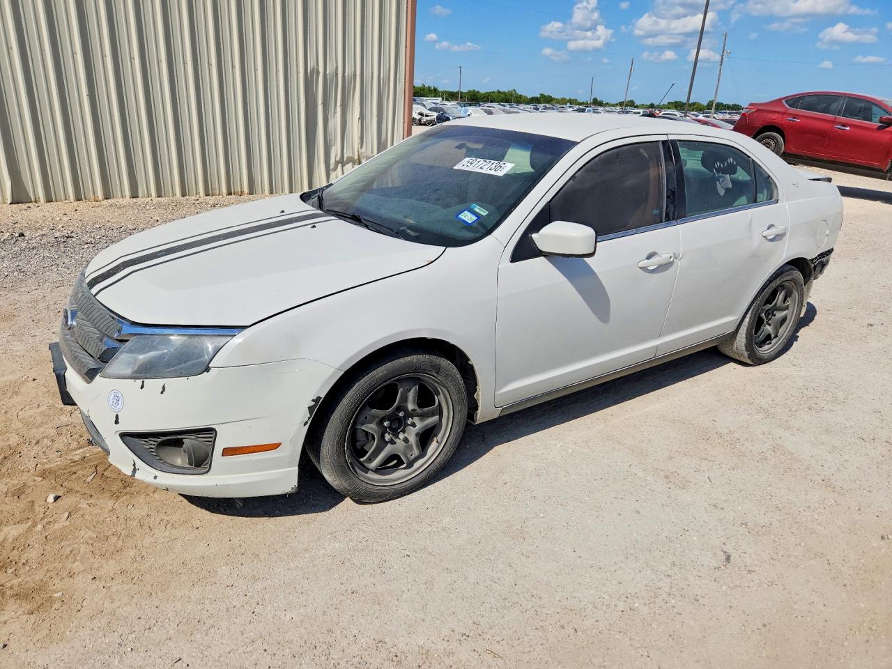 2011 Ford Fusion SE, VIN 3FAHP0HA9BR210651 — Rear end