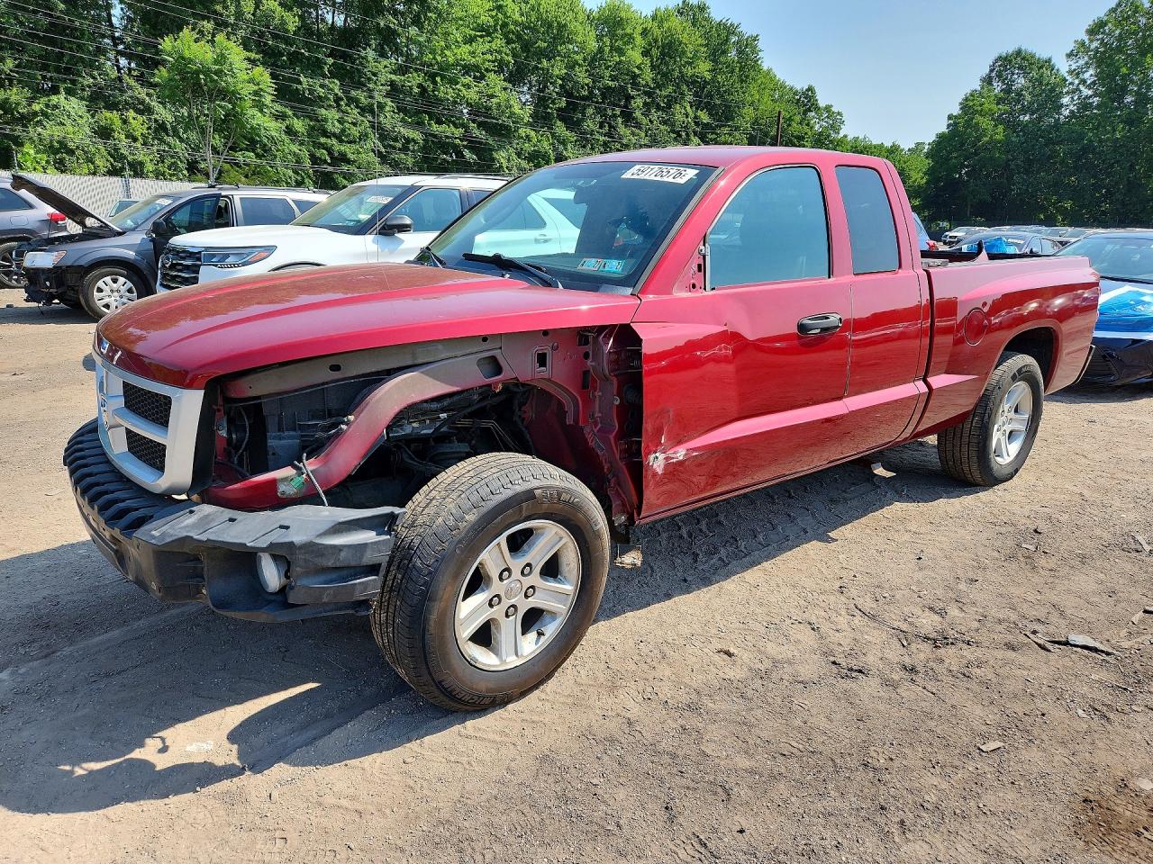 2011 Ram Dakota Big Horn, VIN 1D7RE3BK1BS656018 — Front end