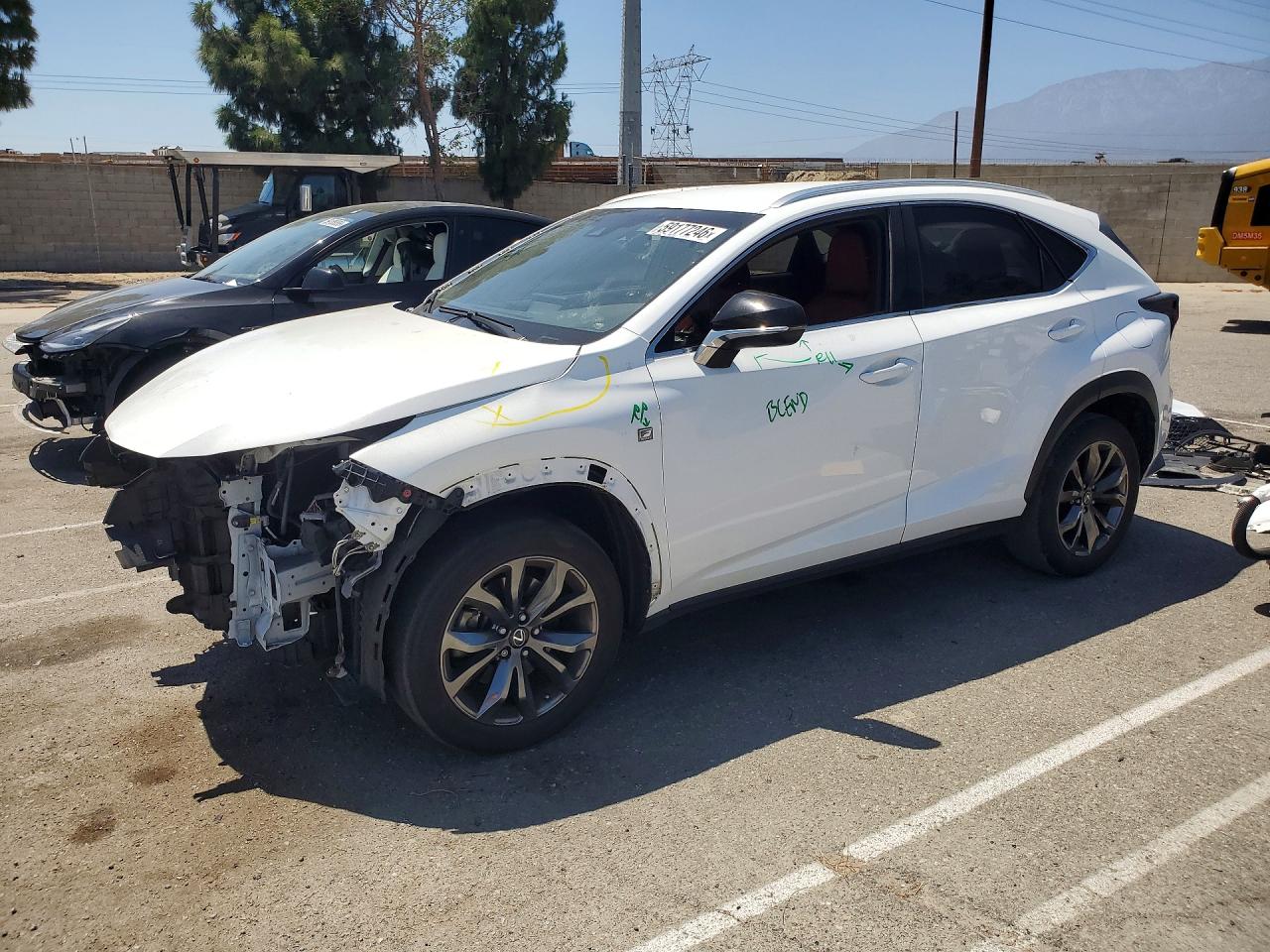 2018 Lexus NX 300, VIN JTJYARBZ0J2097753 — Front end