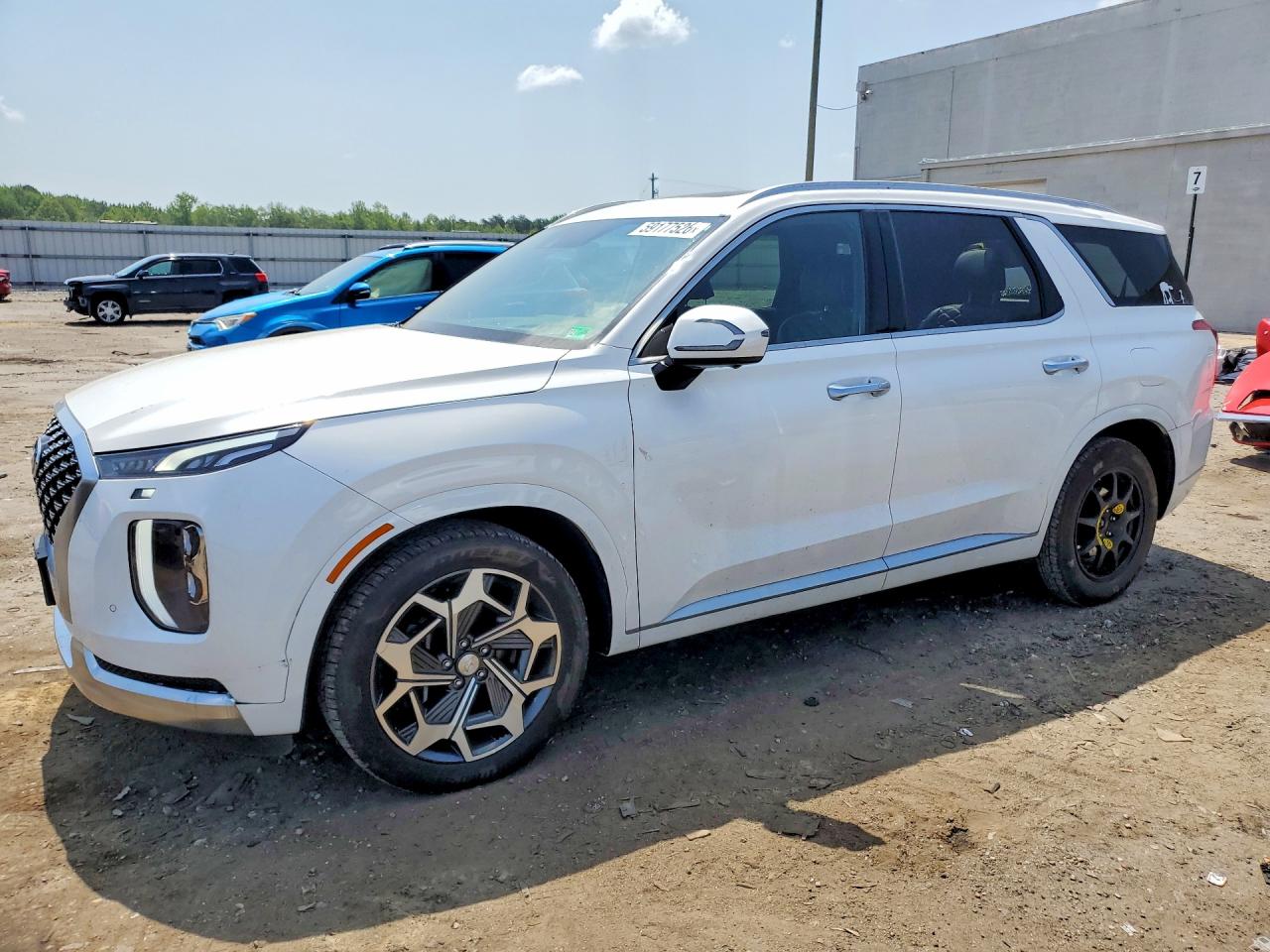 2021 Hyundai Palisade Calligraphy, VIN KM8R7DHE4MU295186 — Roof