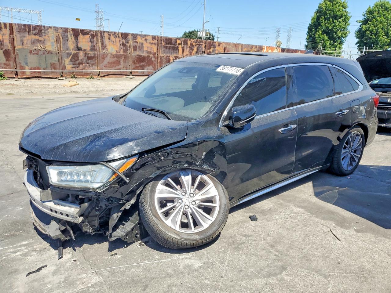 2018 Acura MDX Technology, VIN 5J8YD3H52JL003055 — Front end