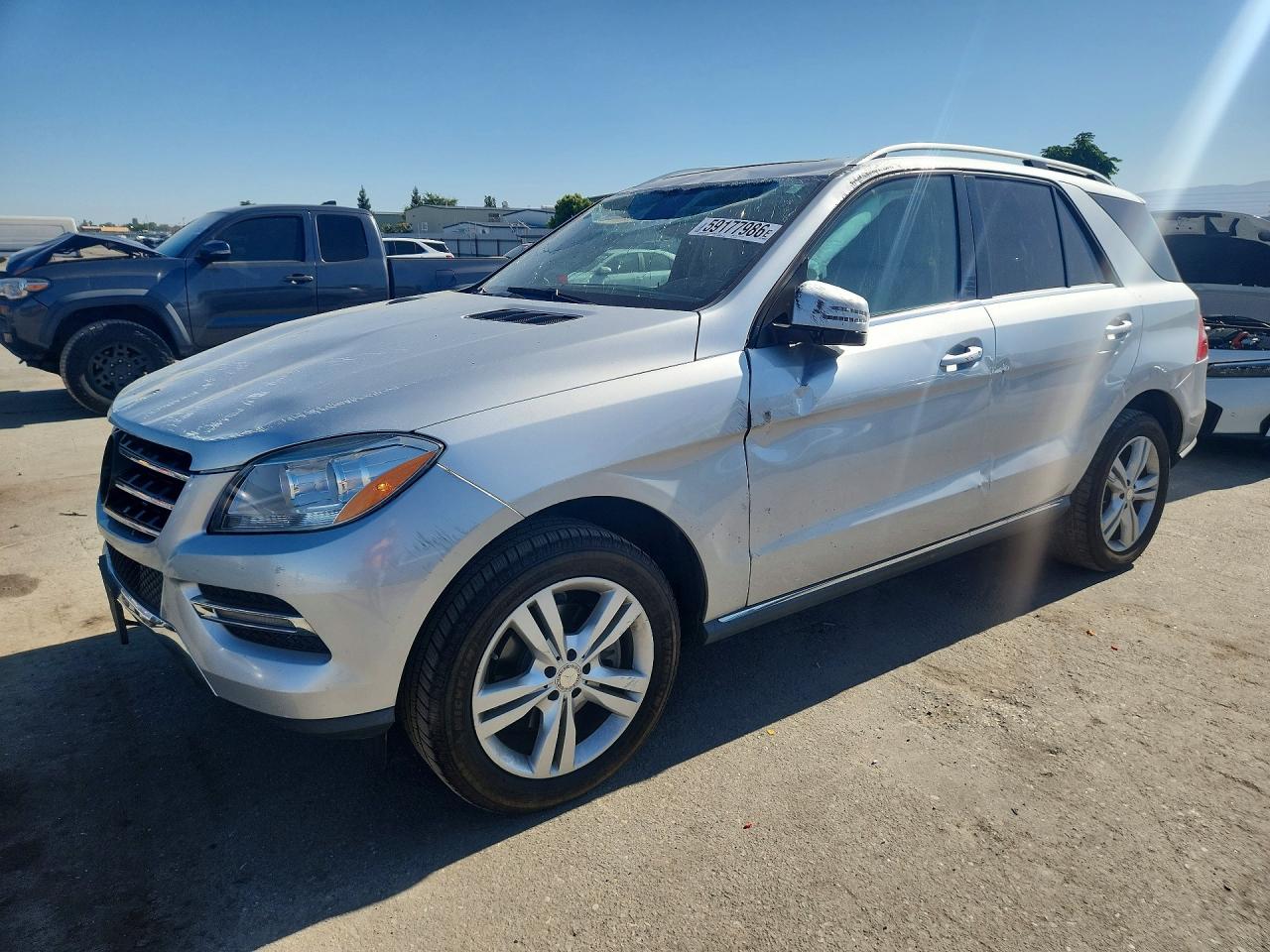 2013 Mercedes-Benz M 350, VIN 4JGDA5JB3DA191128 — Rollover