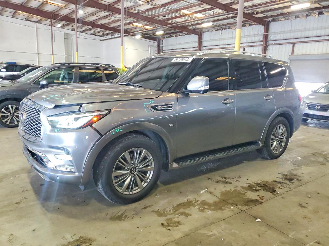 2018 Infiniti QX80, VIN JN8AZ2NF5J9661379 — Front end