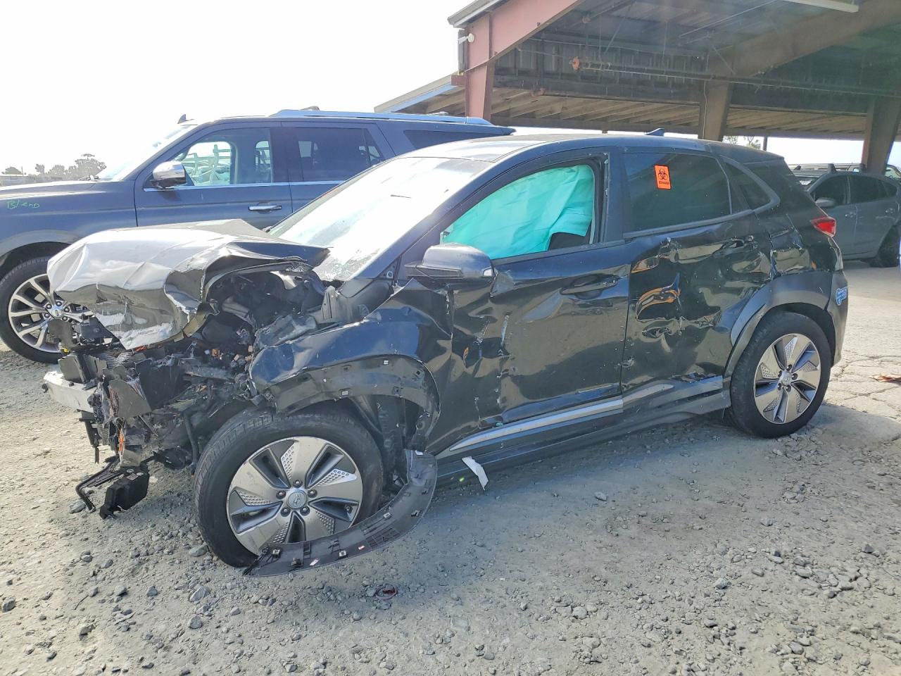 2021 Hyundai Kona SEL, VIN KM8K23AG4MU133239 — Front end