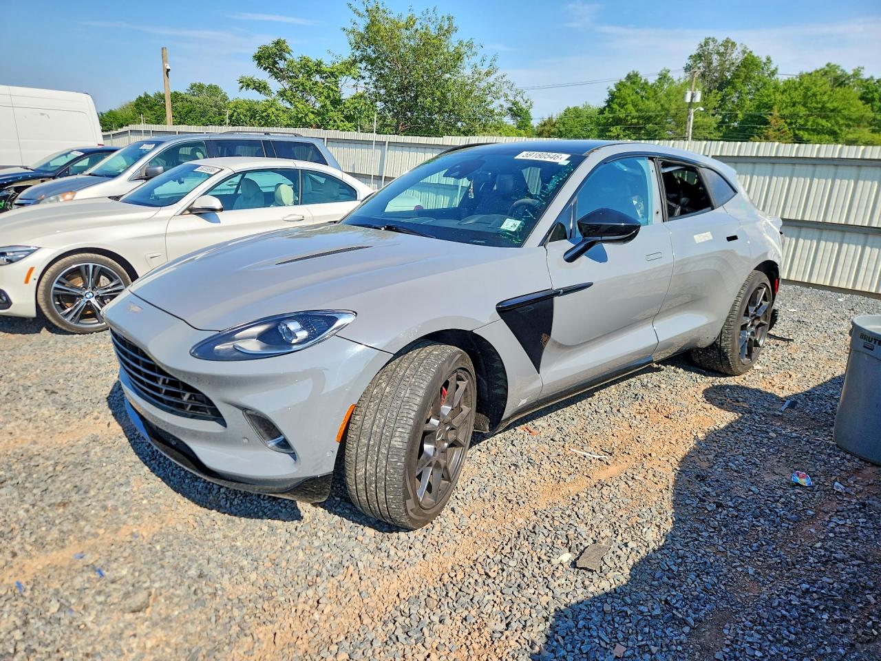 2021 Aston Martin DBX, VIN SCFVUJAW6MTV03346 — Rear end