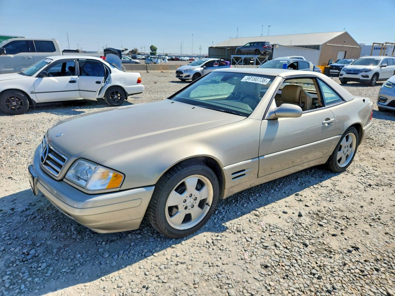 1999 Mercedes-Benz SL 500, VIN WDBFA68F2XF186519 — Rear end