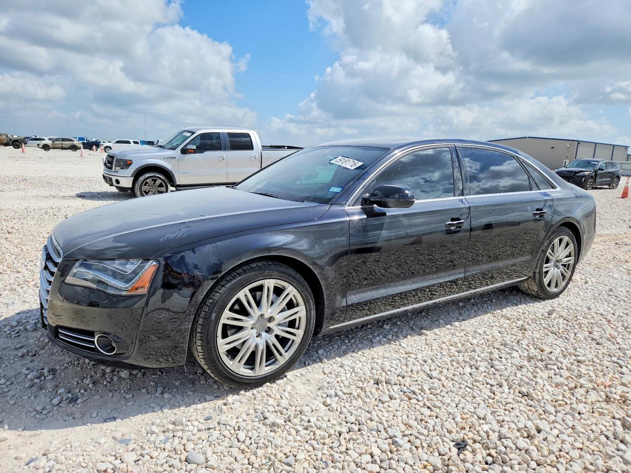 2014 Audi A8 3.0L TDI, VIN WAURMAFD0EN006478 — Rear end