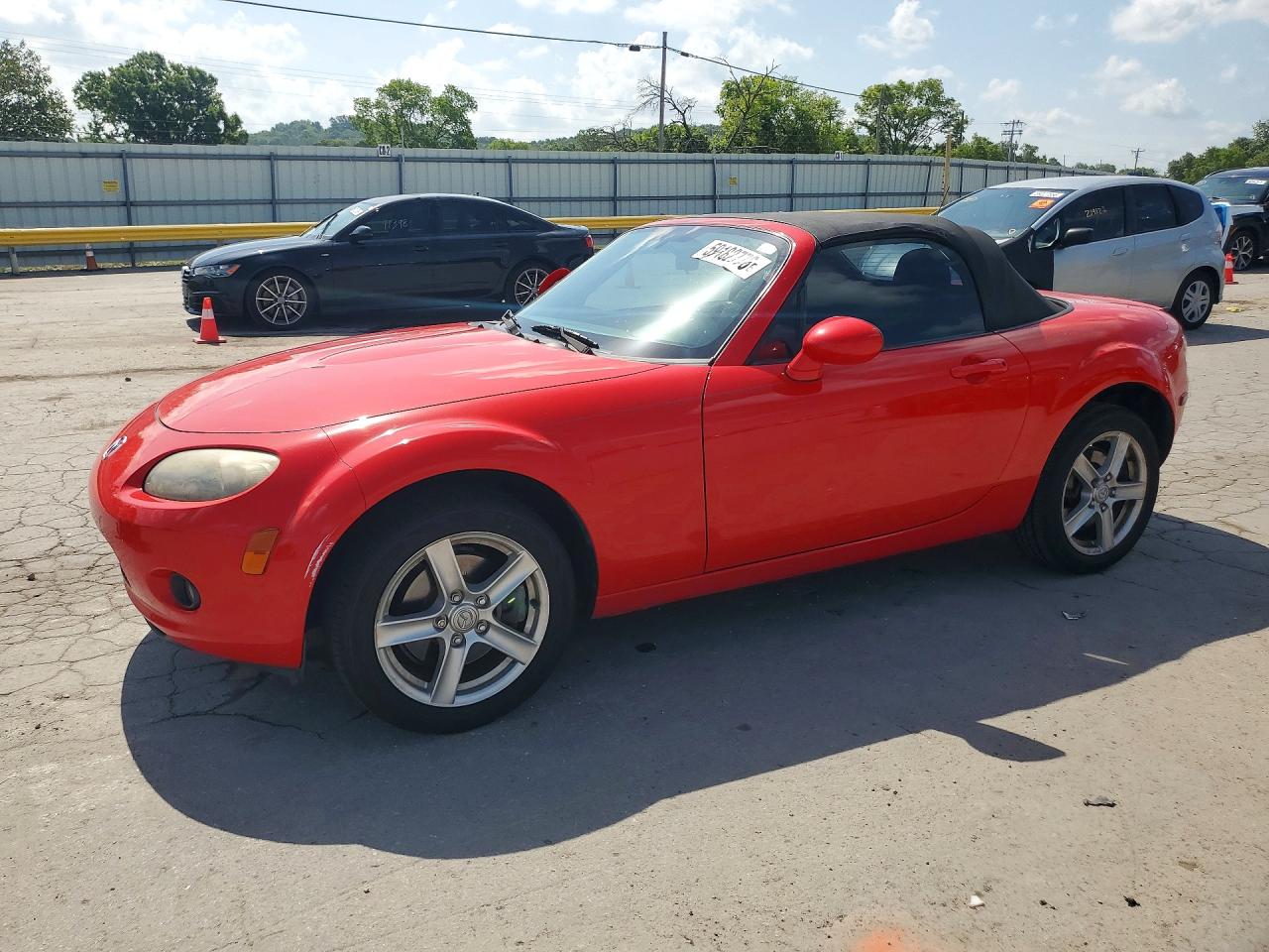 2007 Mazda MX-5 Miata Touring, VIN JM1NC25F270129874 — Side
