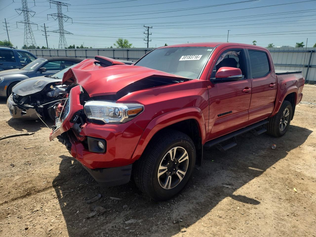 2019 Toyota Tacoma TRD Off Road, VIN 3TMCZ5AN9KM279975 — Front end