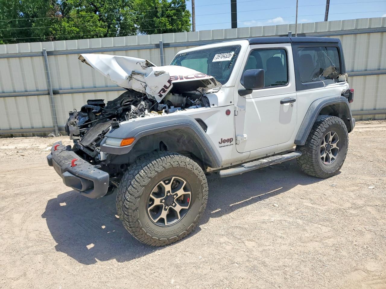 2020 Jeep Wrangler Rubicon, VIN 1C4HJXCG5LW241491 — Front end