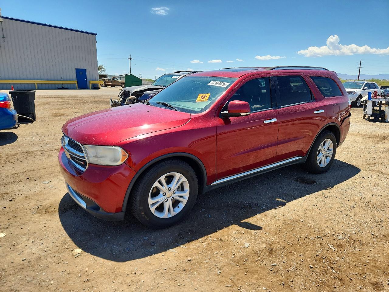 2013 Dodge Durango Crew, VIN 1C4RDHDG5DC673100 — Rear end