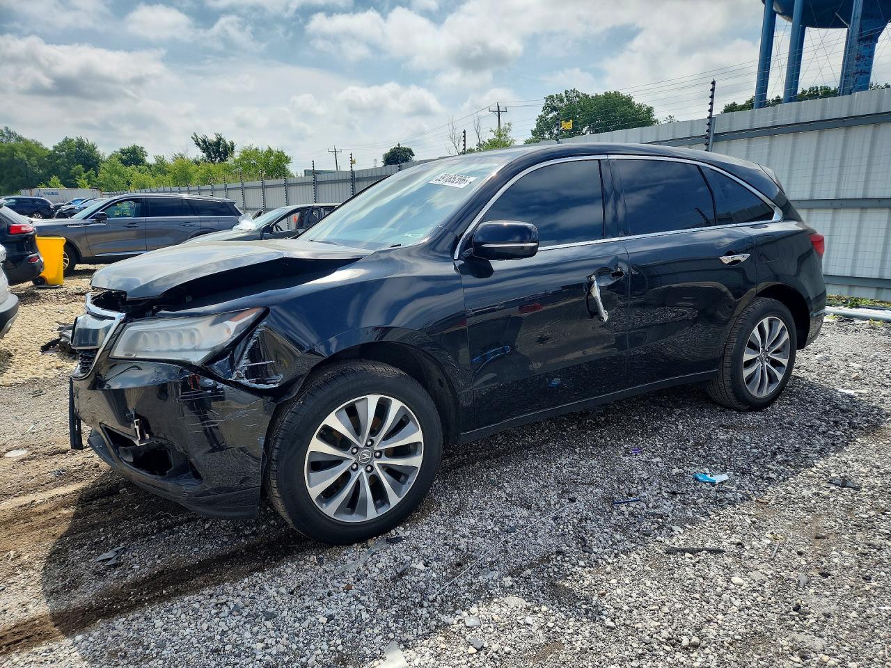 2016 Acura MDX Technology, VIN 5FRYD4H42GB020461 — Front end