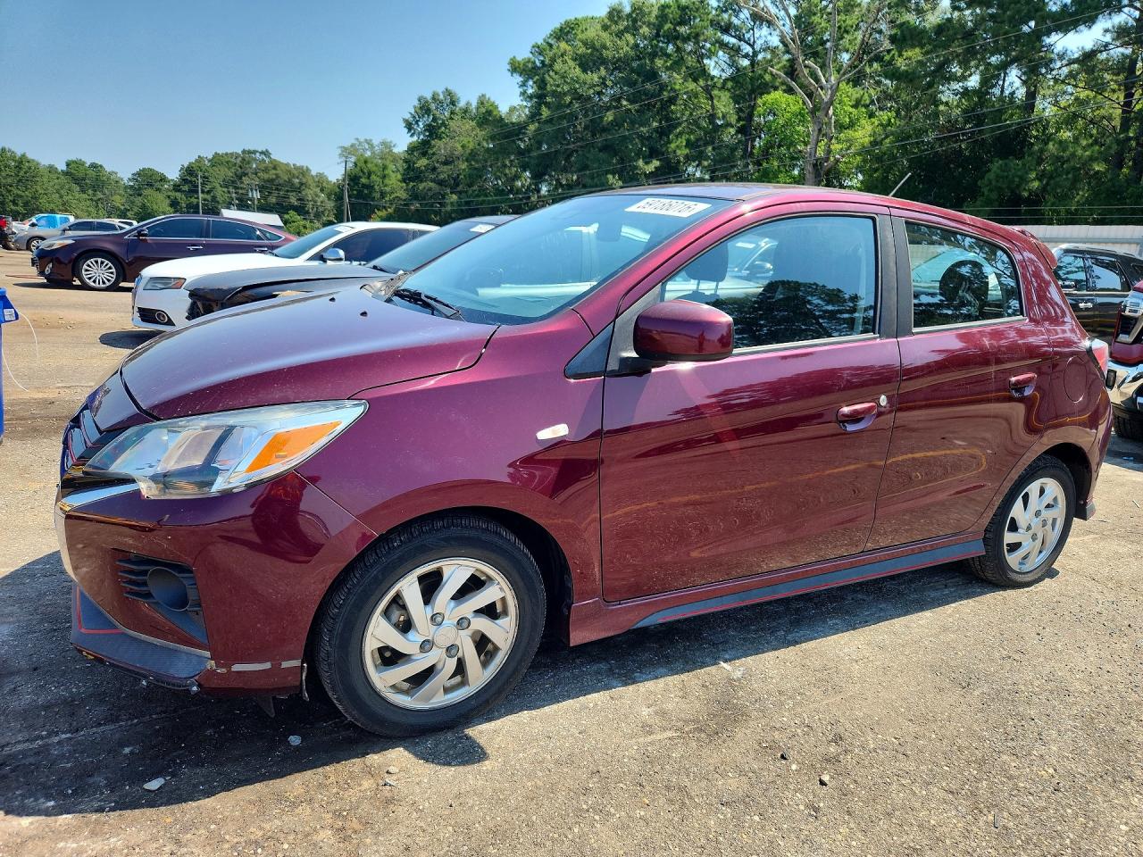2021 Mitsubishi Mirage ES, VIN ML32AUHJXMH004111 — Water / flood