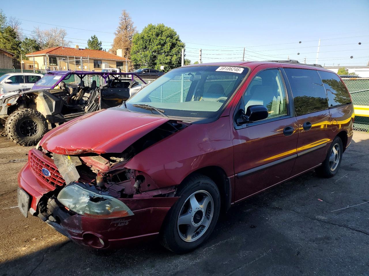 2002 Ford Windstar GL, VIN 2FMDA51432BB52882 — Front end