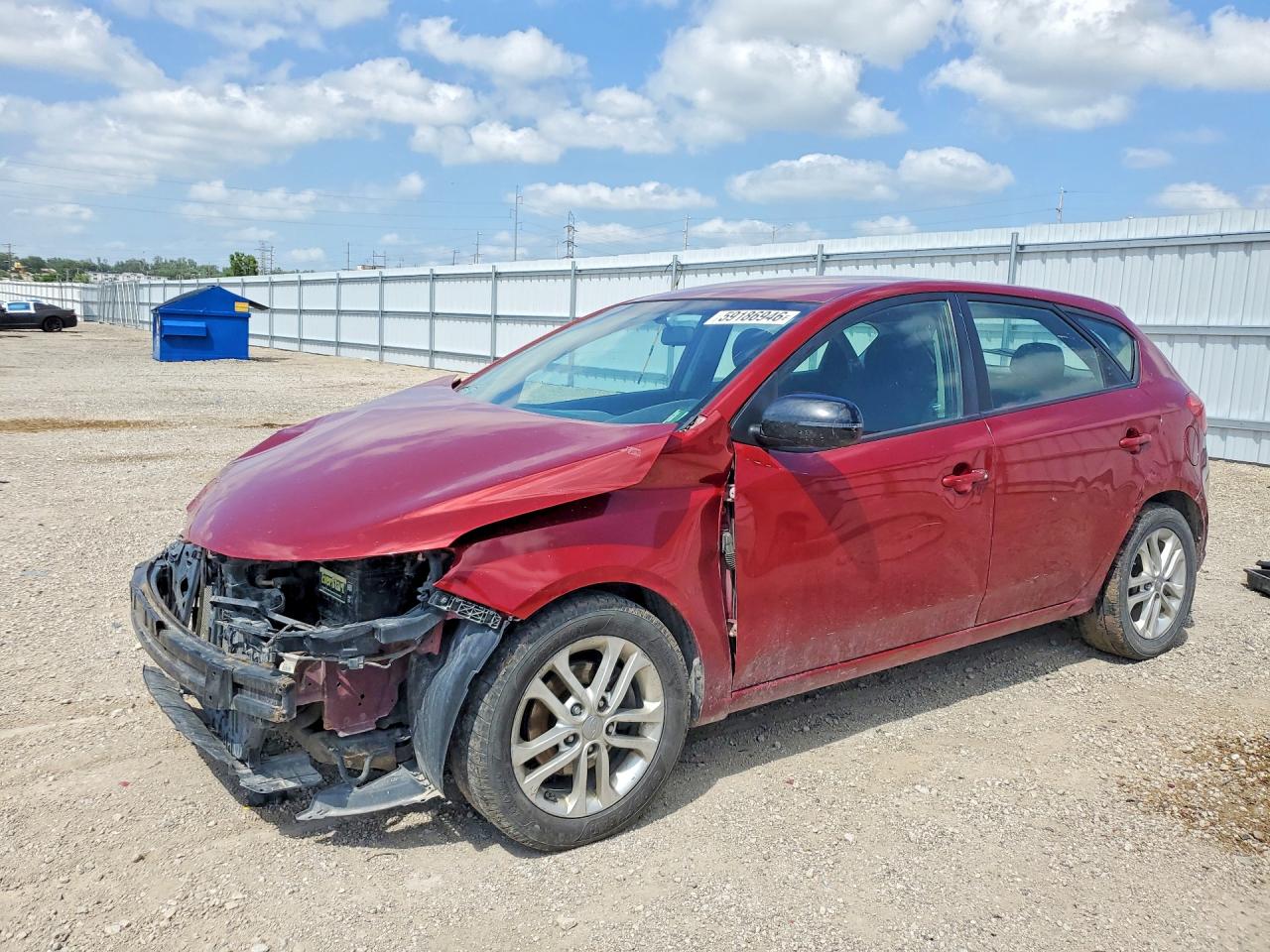 2012 Kia Forte EX, VIN KNAFU5A28C5545959 — Front end