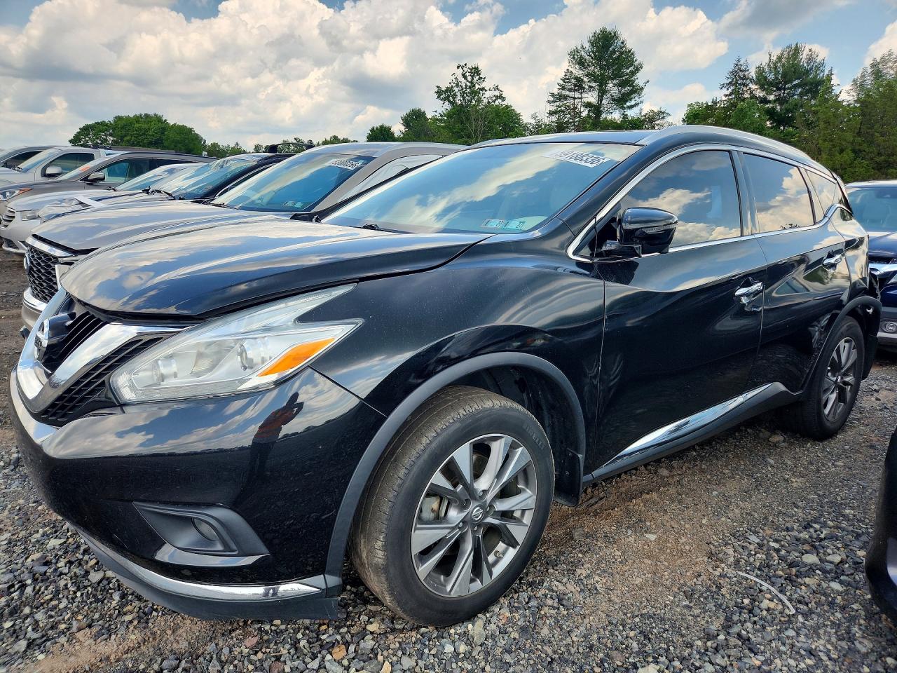 2017 Nissan Murano S, VIN 5N1AZ2MG0HN154604 — Rear end