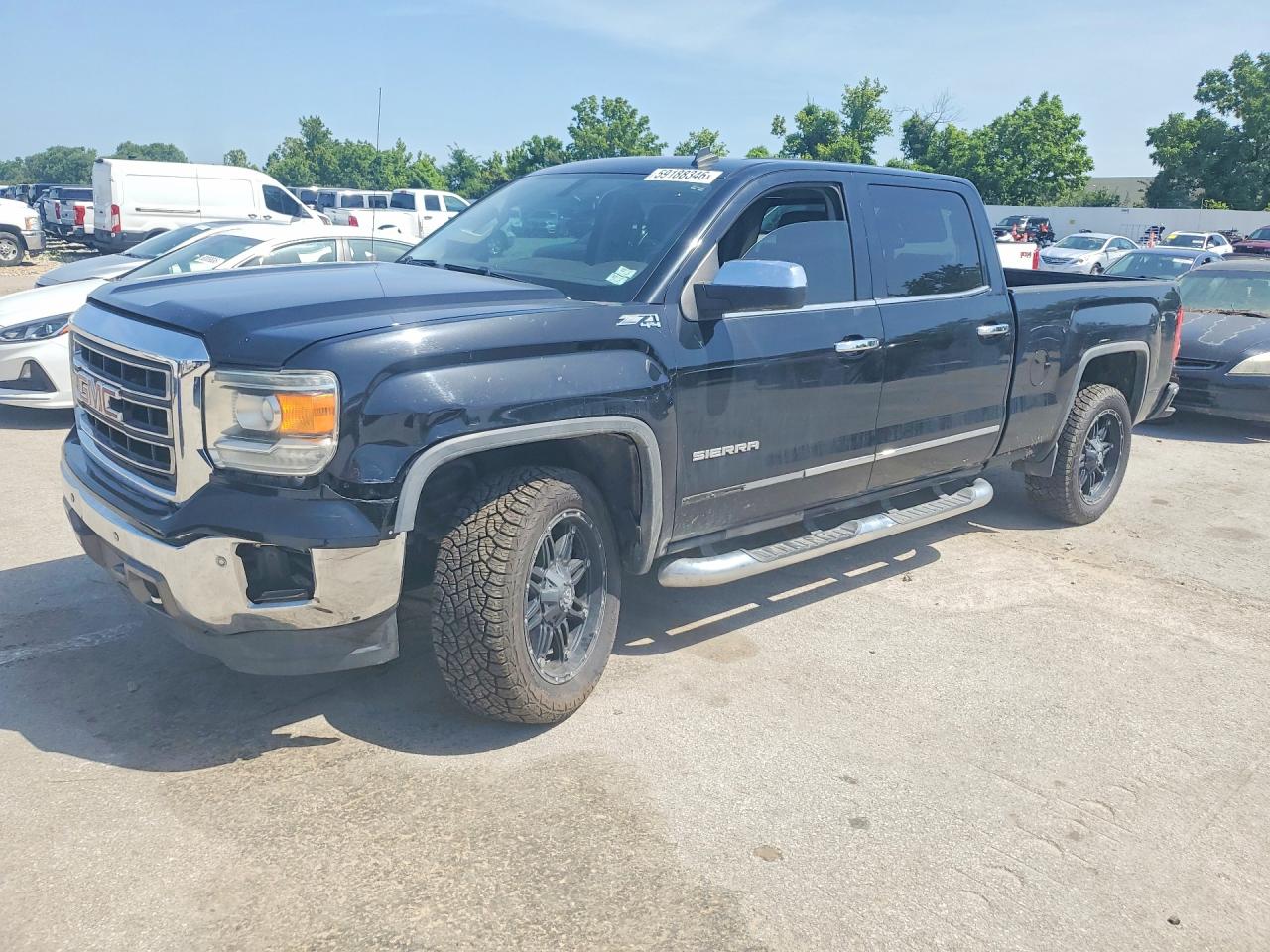 2014 GMC Sierra 1500 SLT, VIN 3GTU2VEC6EG241494 — Front end