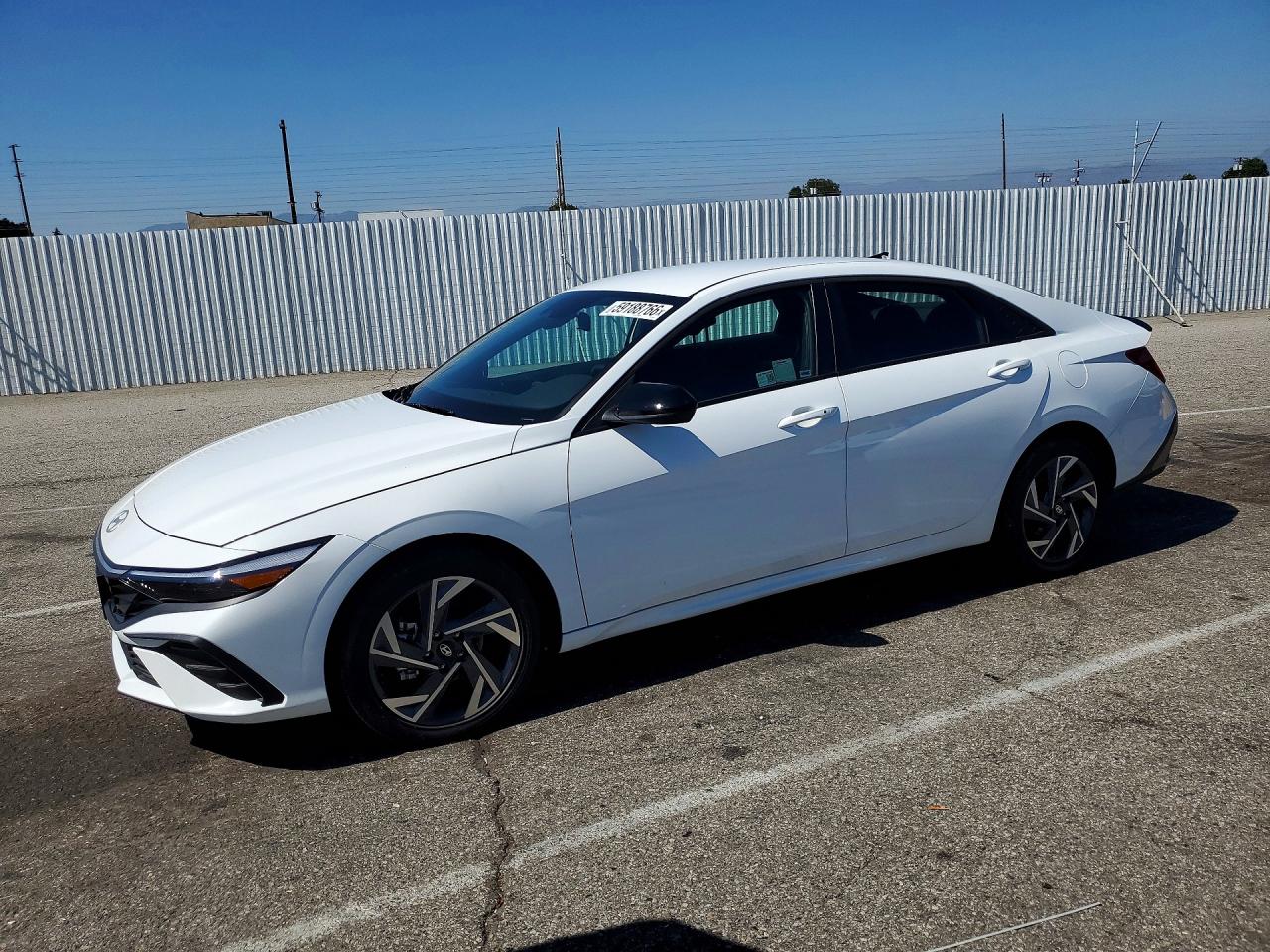 2025 Hyundai Elantra SEL Sport, VIN KMHLM4DG1SU065916 — Prior damage history