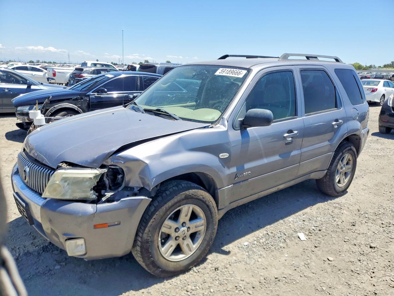 2007 Mercury Mariner, VIN 4M2CU39H57KJ07226 — Front end