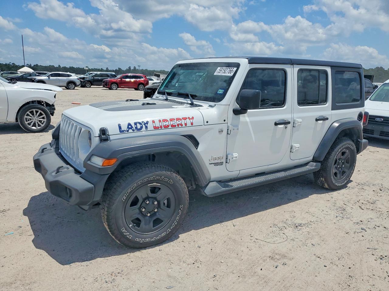 2018 Jeep Wrangler Unlimited Sport S, VIN 1C4HJXDN4JW265811 — Rear end