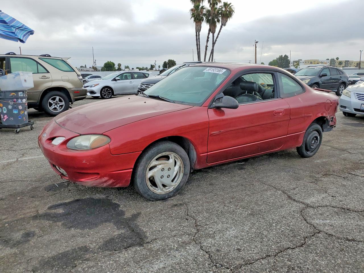 2002 Ford Escort ZX2 Standard, VIN 3FAFP11322R113297 — Rear end