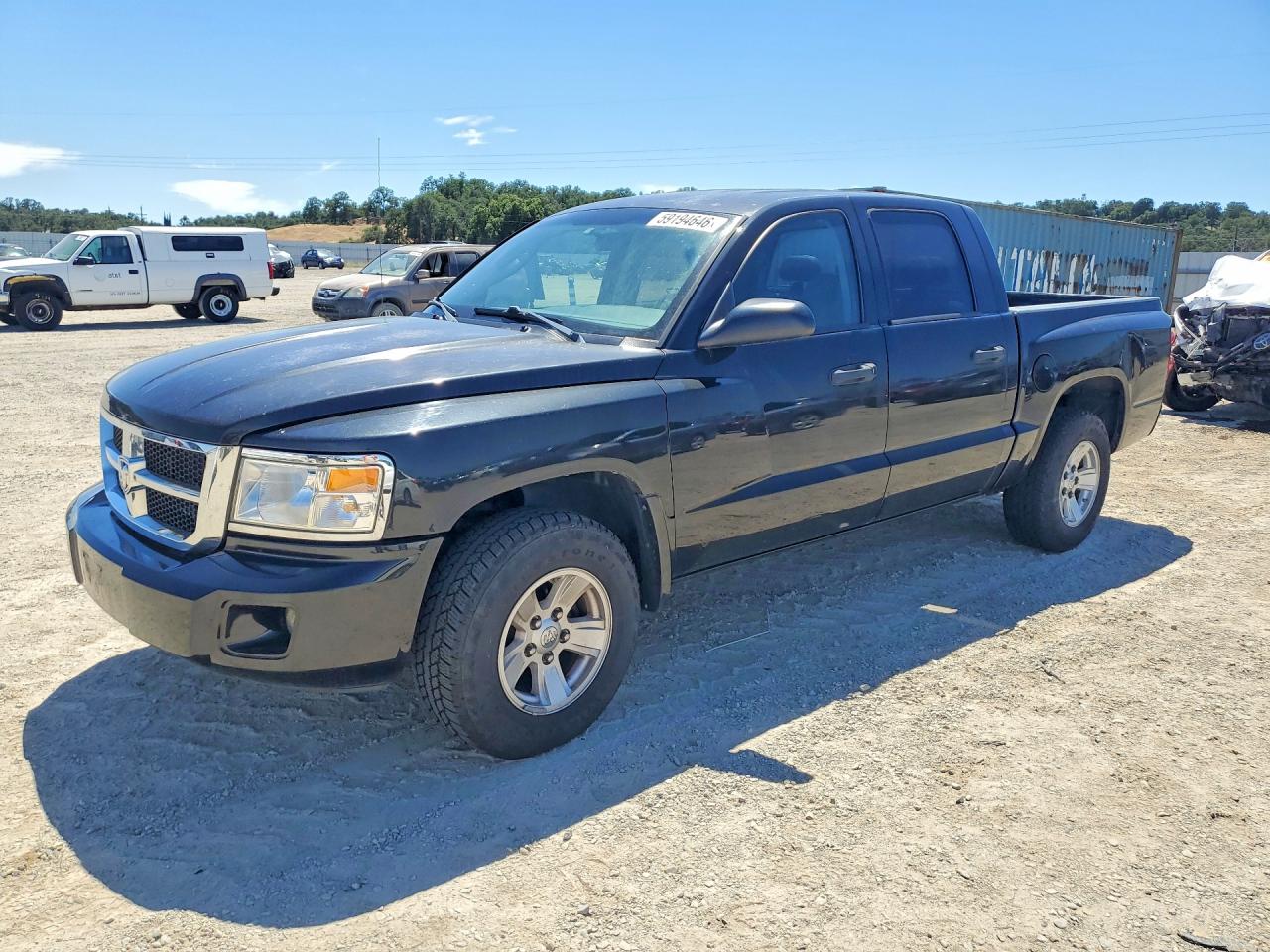 2008 Dodge Dakota SLT, VIN 1D7HE48K98S506191 — Rear end