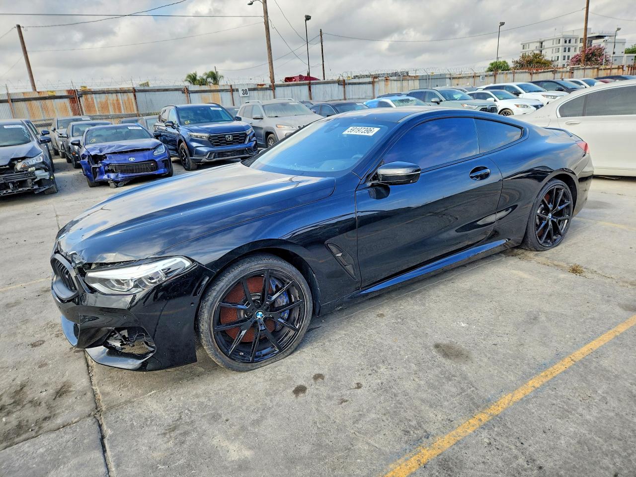 2019 BMW 8 Series M850i xDrive, VIN WBABC4C51KBU96042 — Front end