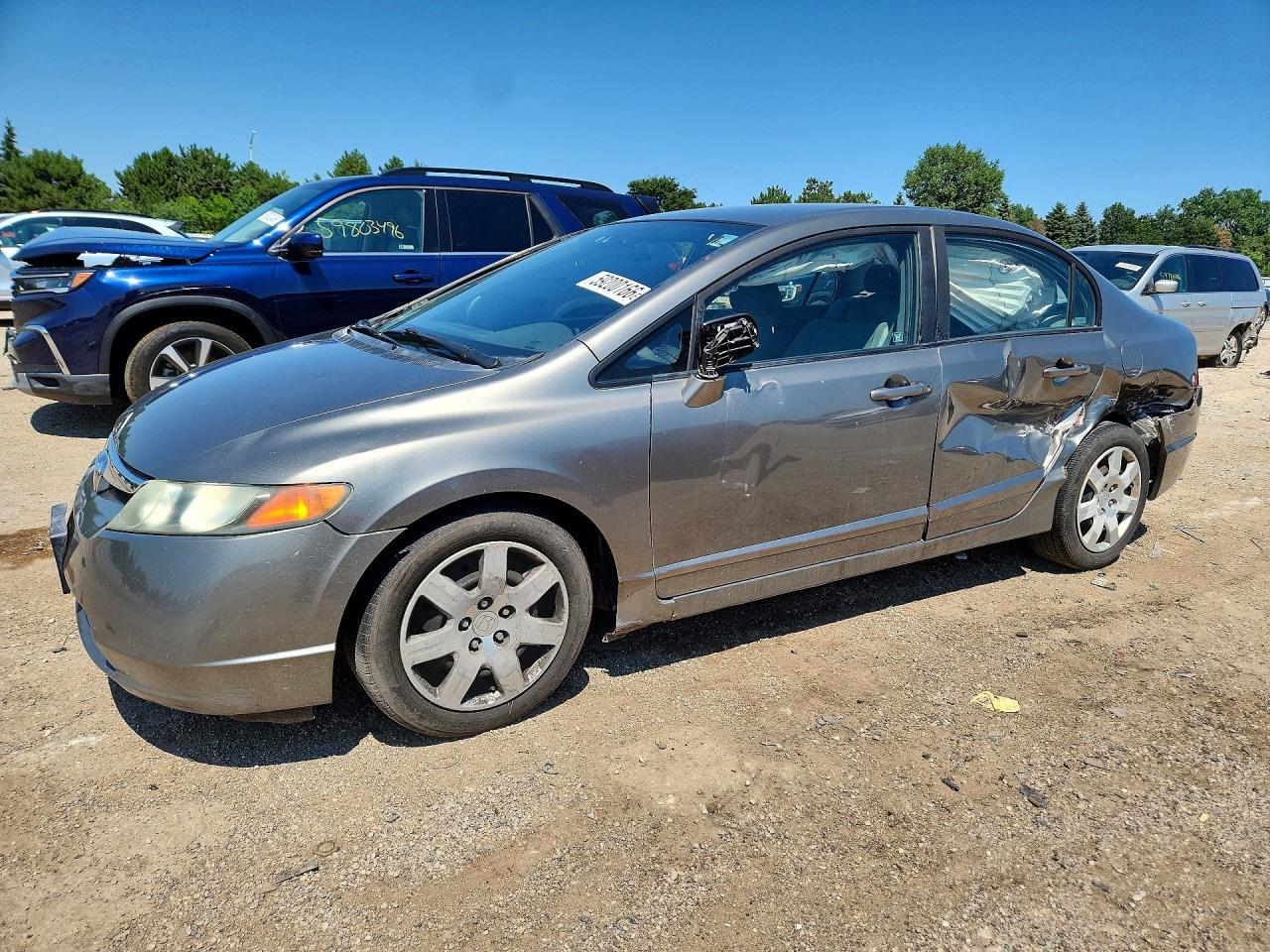 2008 Honda Civic LX, VIN 1HGFA16518L071266 — Side