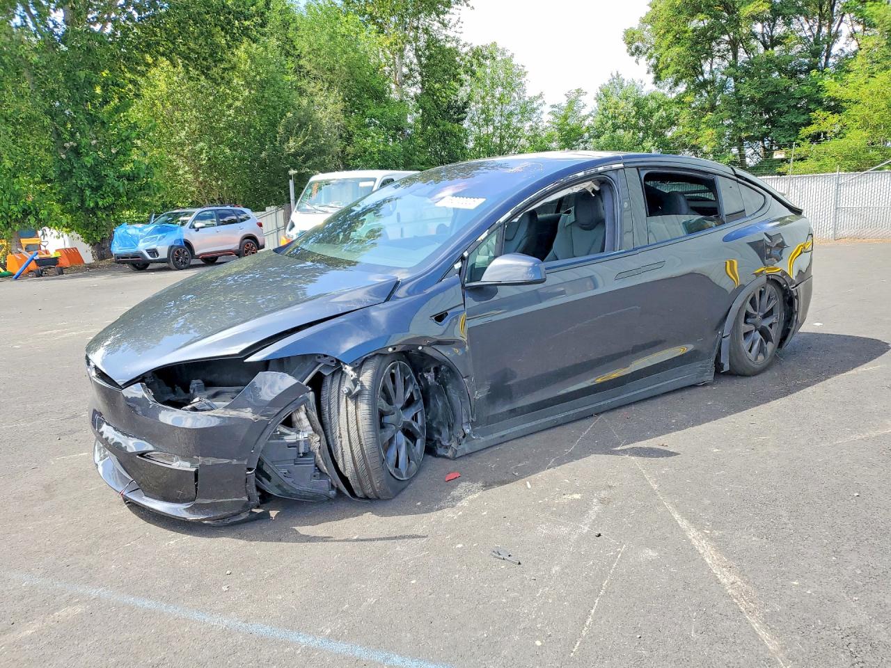 2024 Tesla Model X, VIN 7SAXCDE58RF451986 — Front end