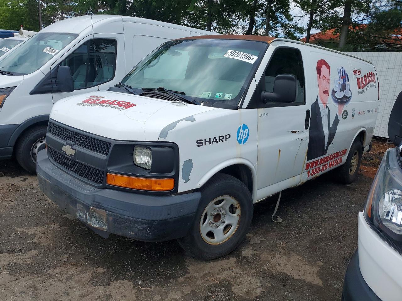2007 Chevrolet Express Cargo, VIN 1GCFG15X371149556 — Механическое