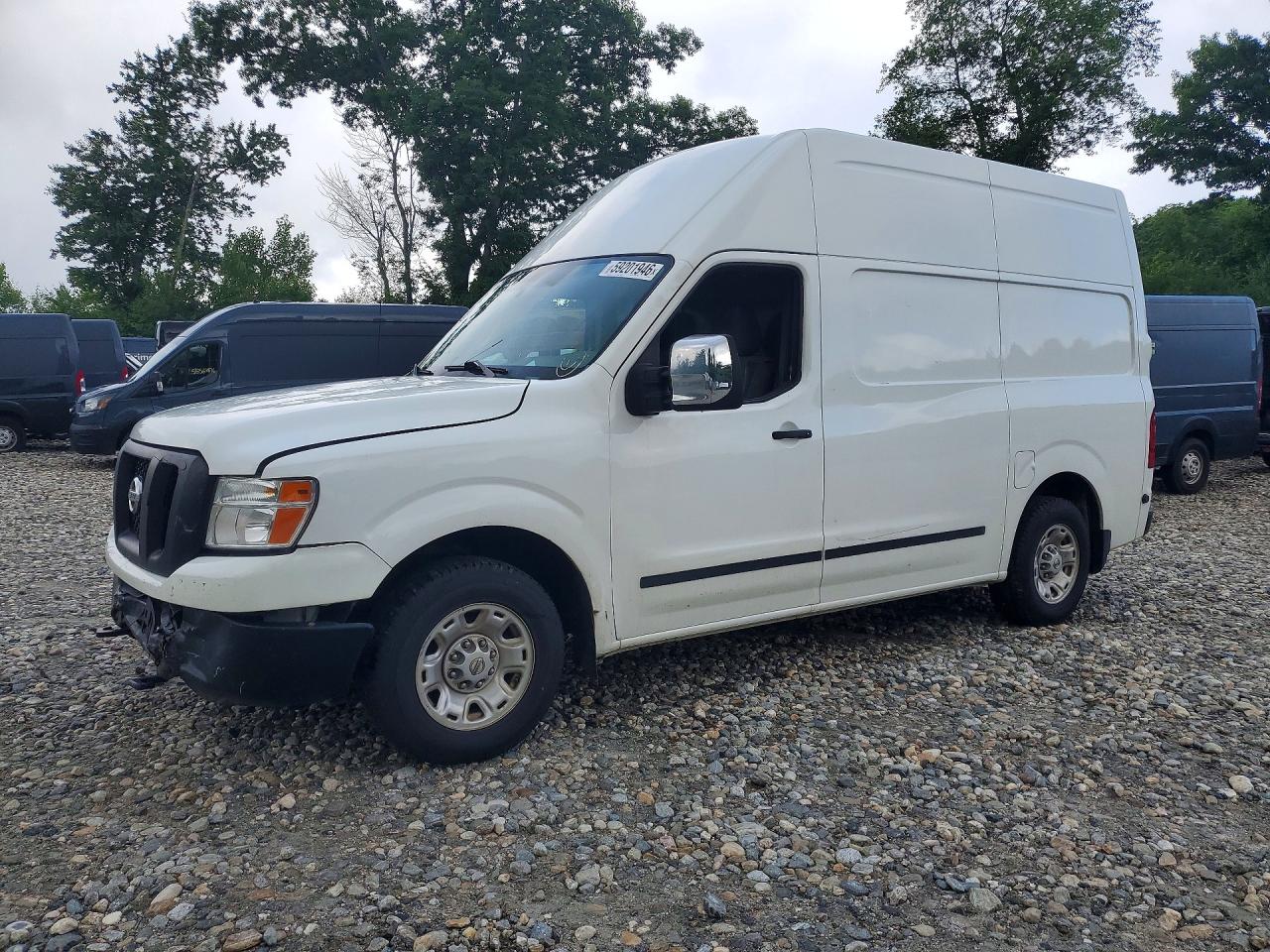 2021 Nissan NV Cargo SV, VIN 1N6AF0LY7MN808663 — Front end