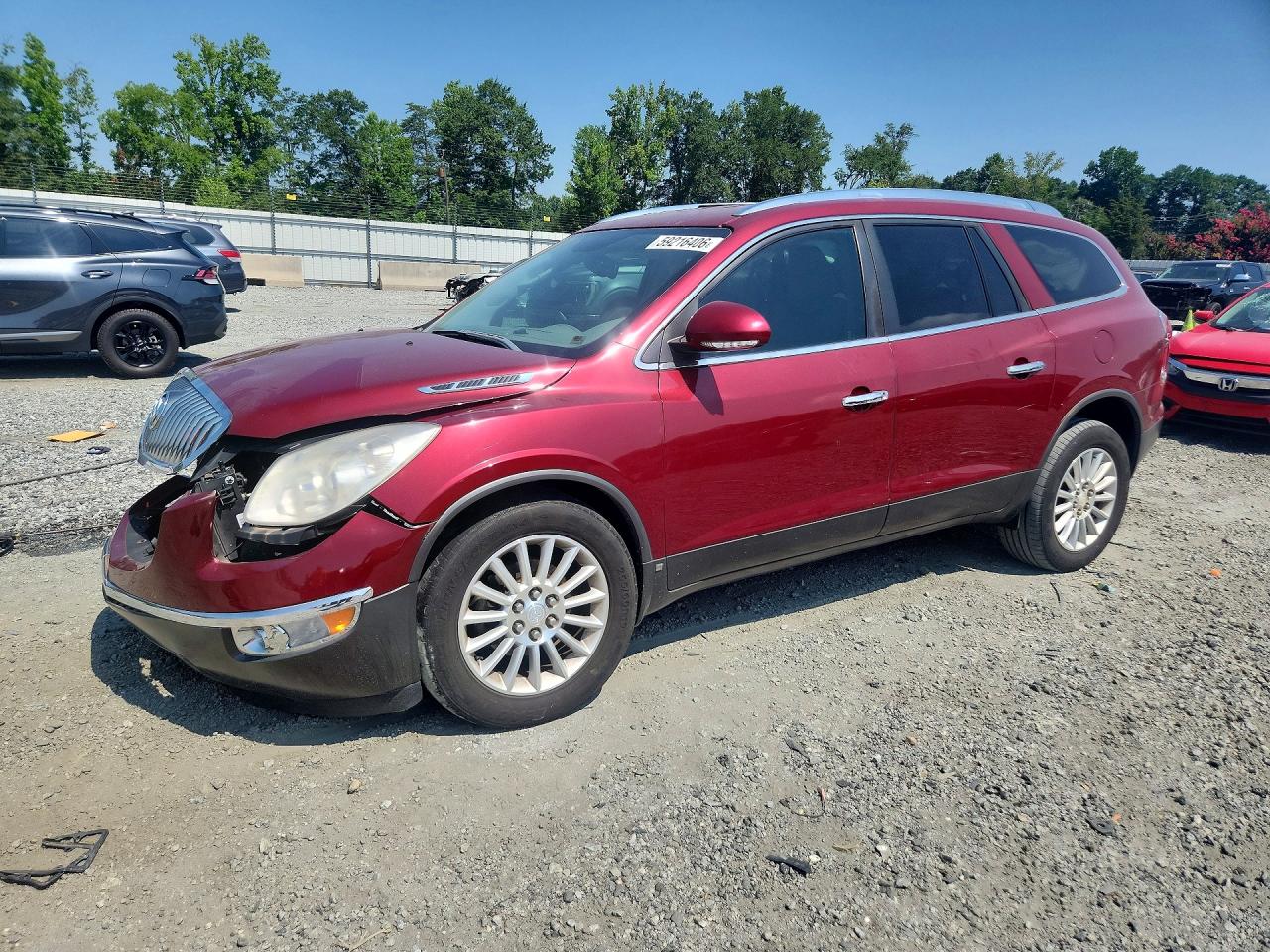 2009 Buick Enclave CXL, VIN 5GAER23D69J130508 — Перед