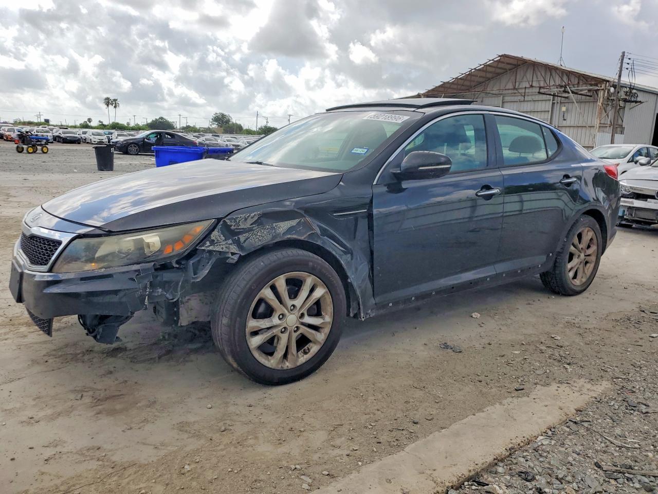 2012 Kia Optima EX, VIN 5XXGN4A74CG040765 — Front end