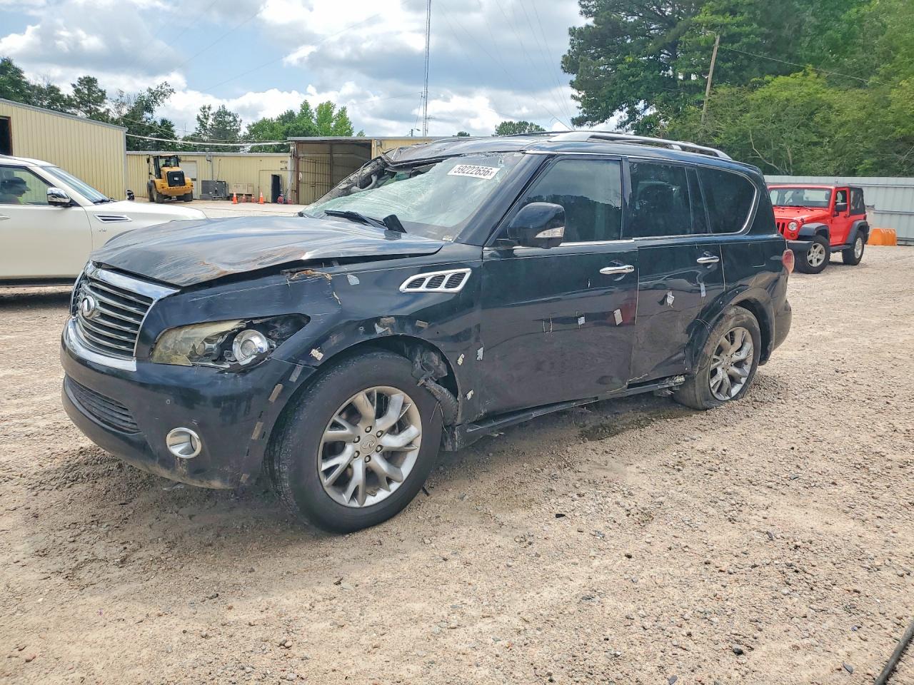 2012 Infiniti QX56 8-passenger, VIN JN8AZ2ND4C9715949 — Rollover