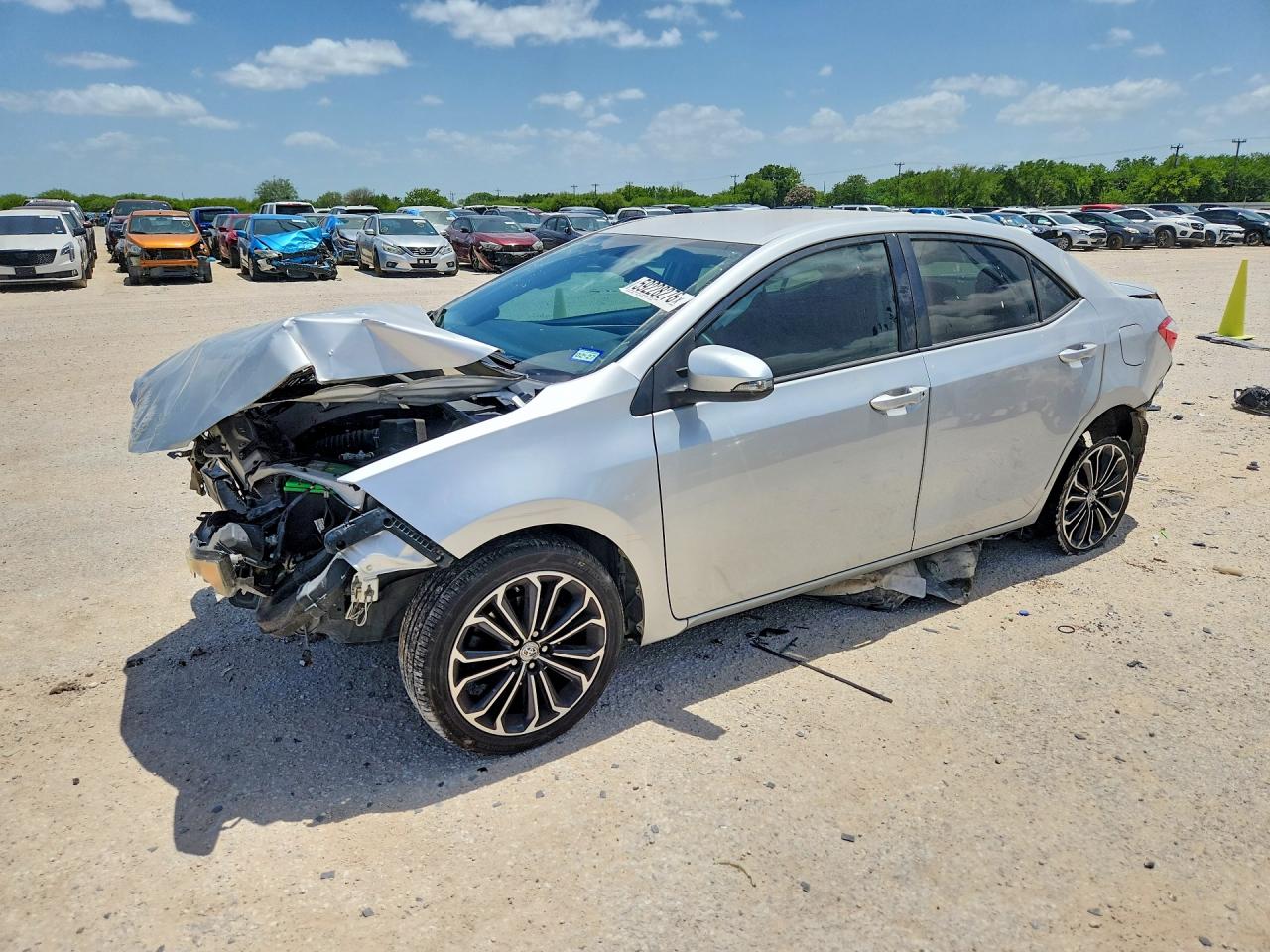 2016 Toyota Corolla S Plus, VIN 5YFBURHE9GP506556 — Front end