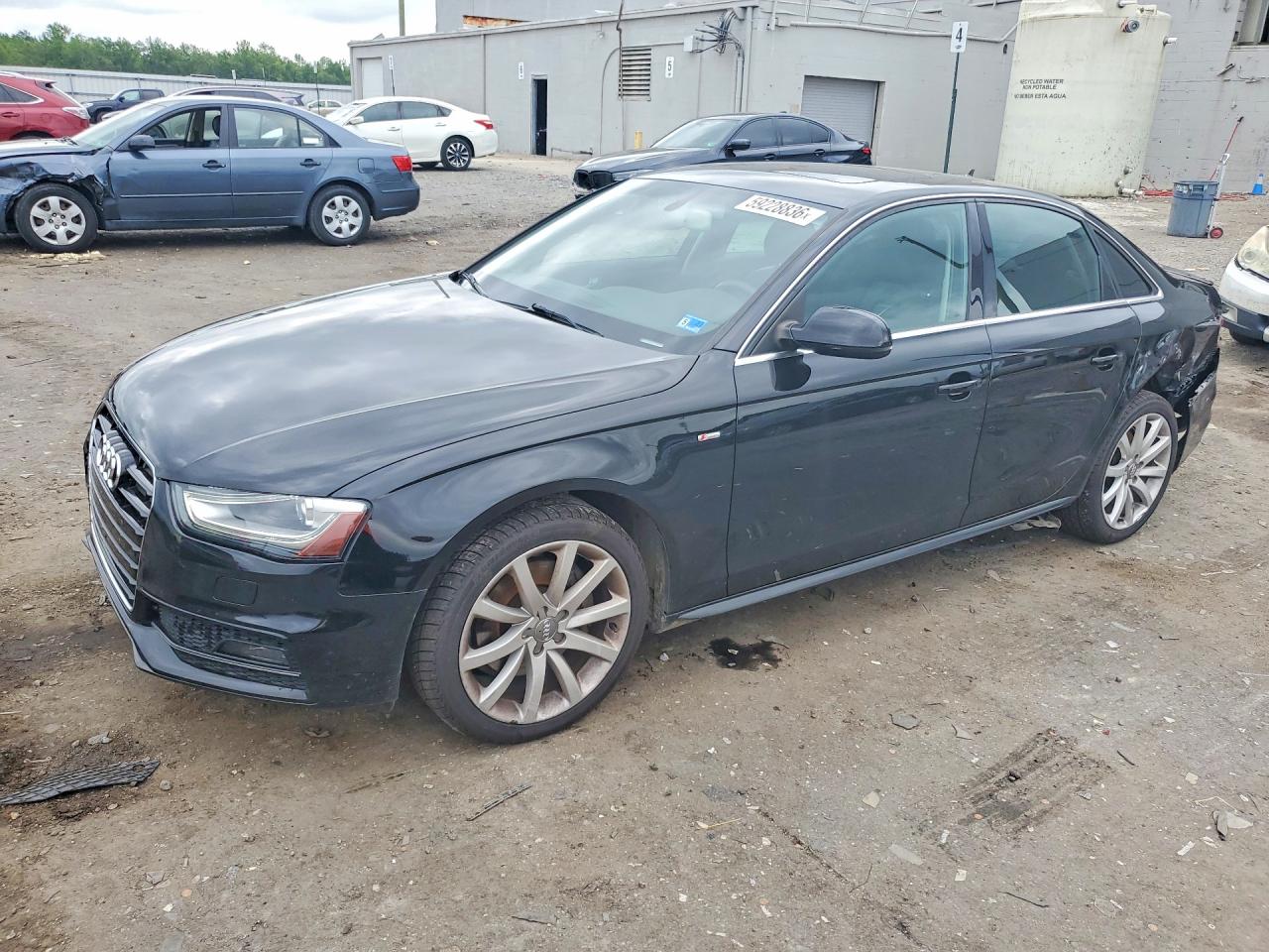 2014 Audi A4 Premium, VIN WAUBFAFL5EA074060 — Rear end