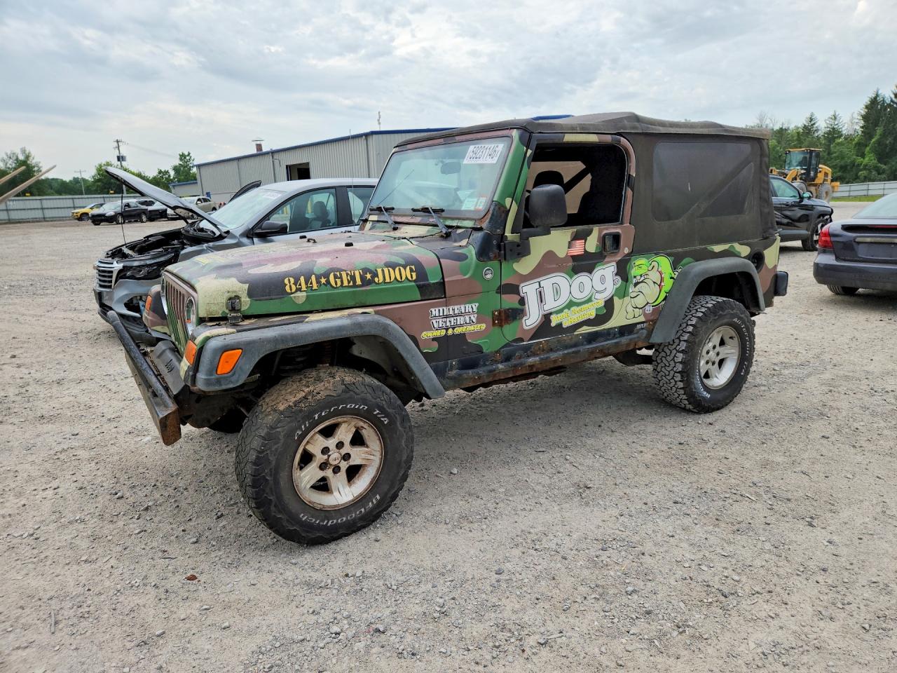 2006 Jeep Wrangler Unlimited LWB, VIN 1J4FA44S66P735134 — Normal wear