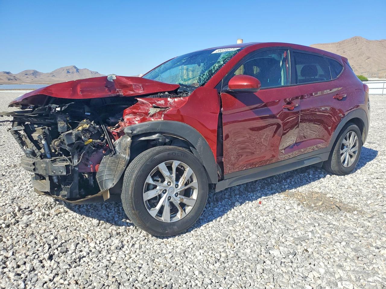 2019 Hyundai Tucson SE, VIN KM8J2CA44KU915958 — Front end