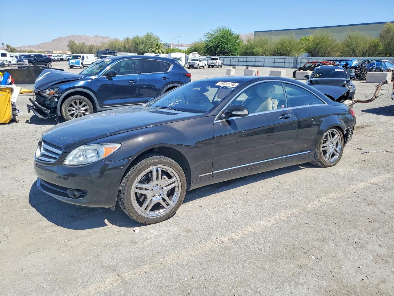 2007 Mercedes-Benz CL 550, VIN WDDEJ71X87A001558 — Зад