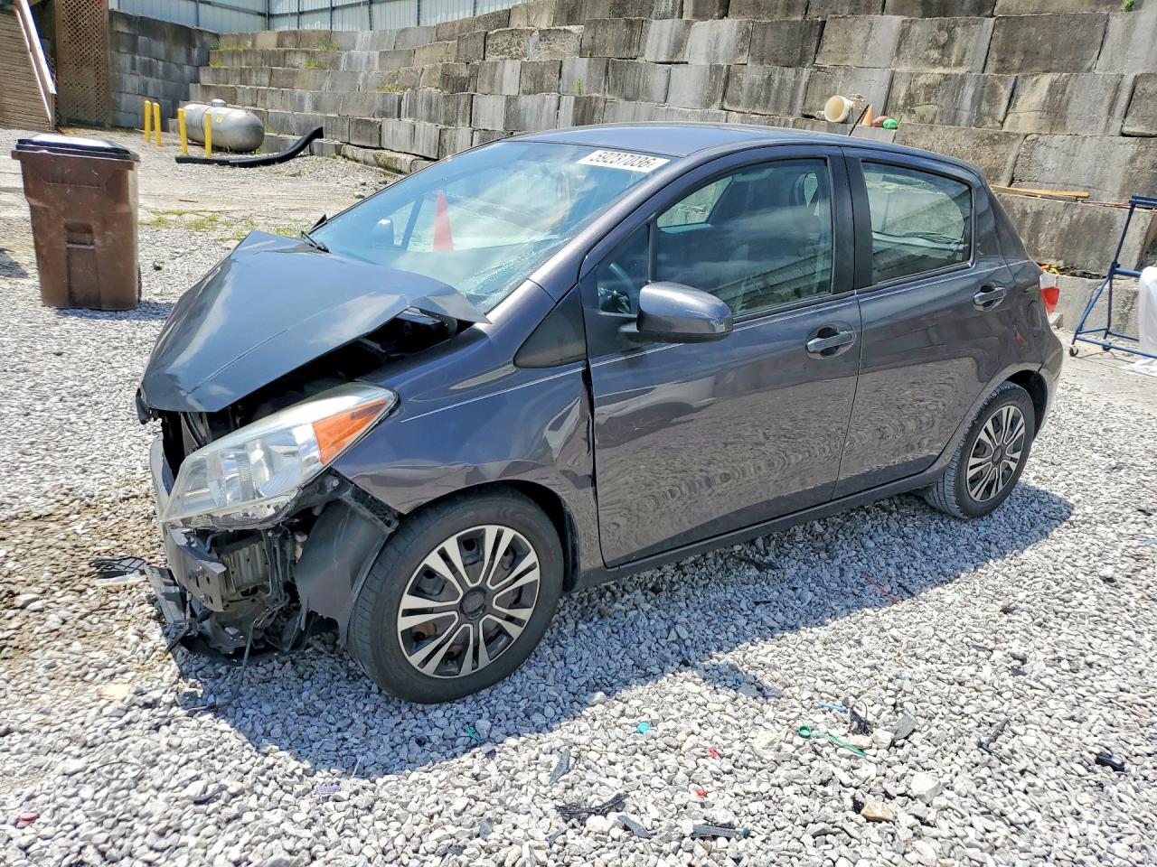 2014 Toyota Yaris LE, VIN VNKKTUD37EA000405 — Front end