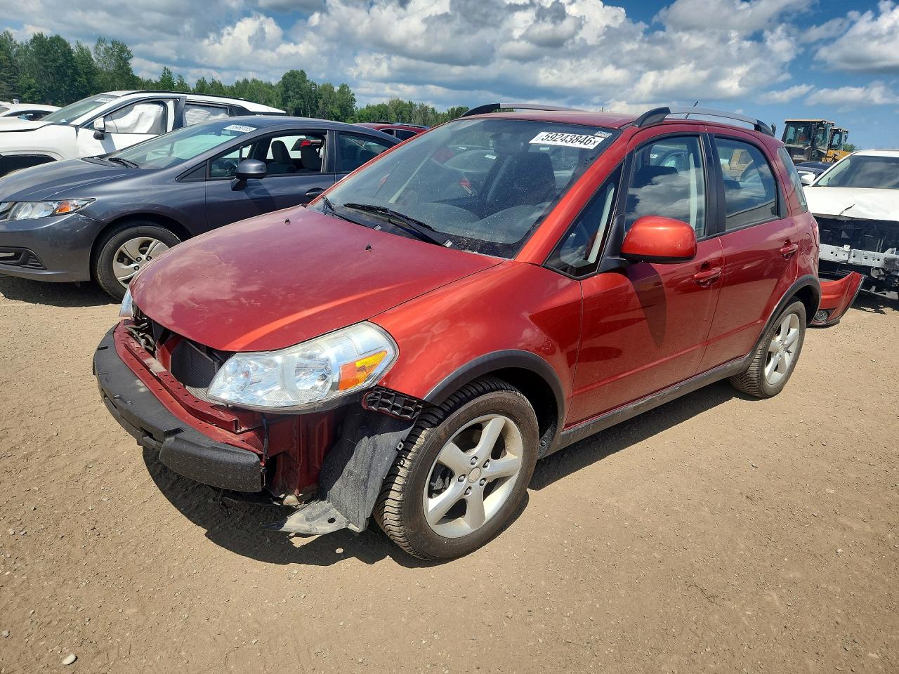 2007 Suzuki SX4, VIN JS2YB415775100419 — Перед