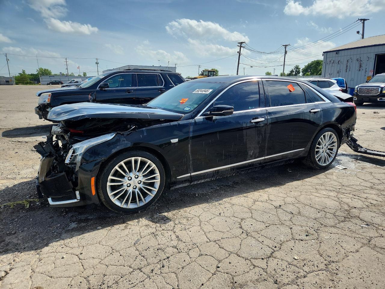 2018 Cadillac CT6 Premium Luxury AWD, VIN 1G6KJ5R63JU102173 — Rear end