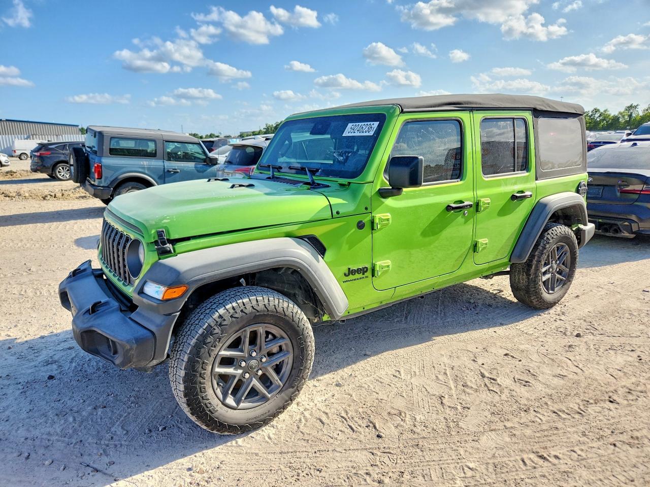 2025 Jeep Wrangler Willys, VIN 1C4PJXDG9SW536585 — Rear end